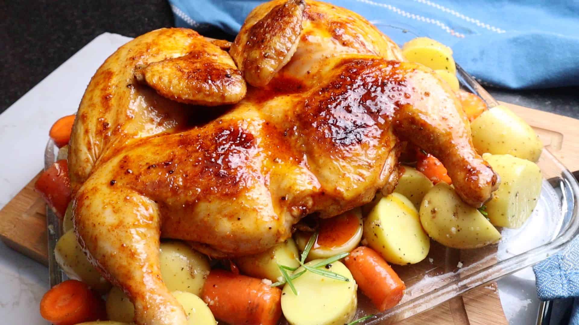 Tastiest Juiciest Chicken Roast Dinner Cheffoodiecast