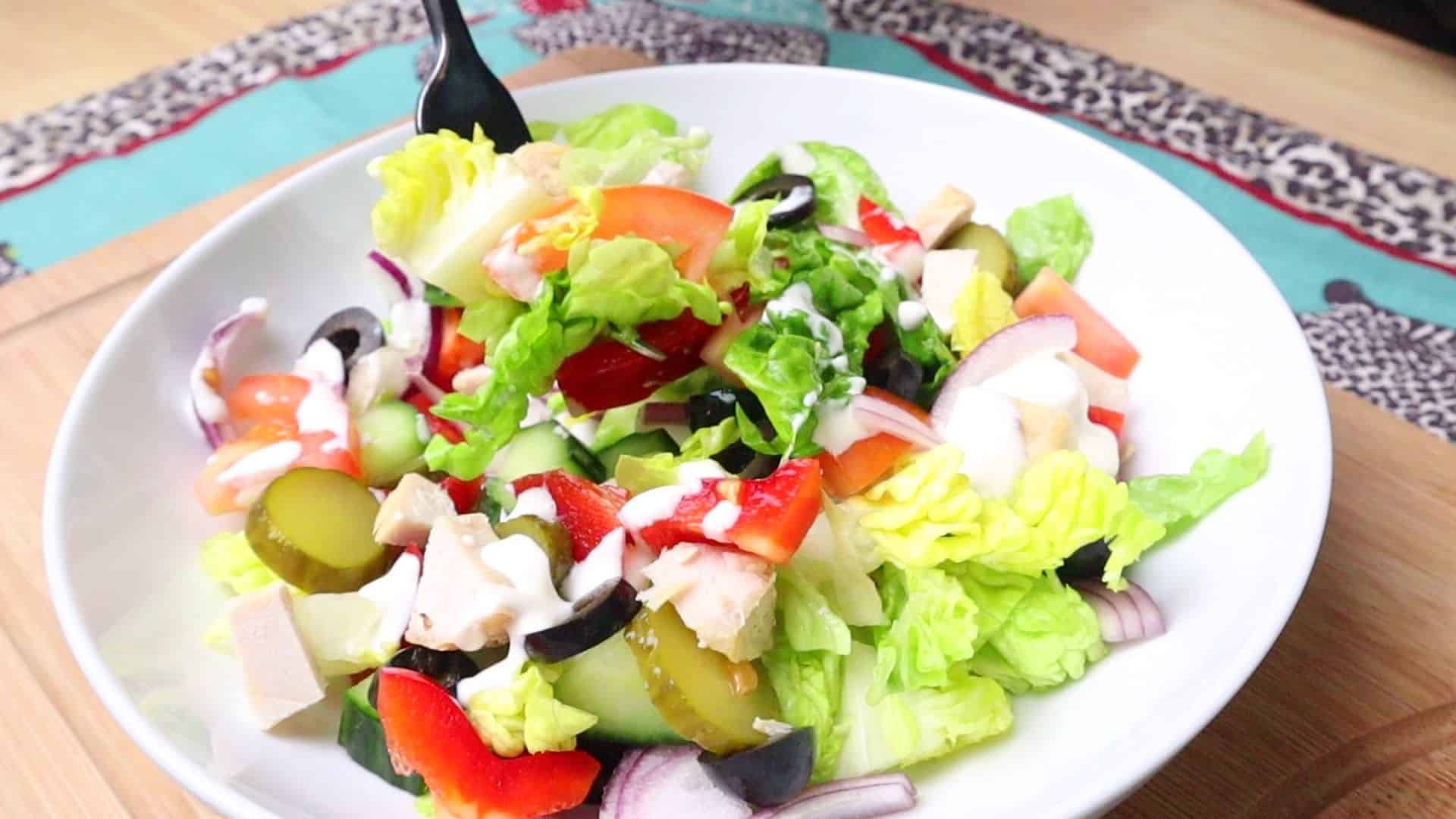 Easy Healthy Weight loss Salad Cheffoodiecast