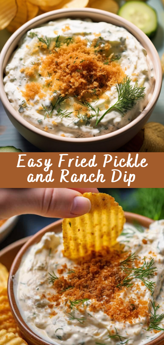 Easy Fried Pickle and Ranch Dip Cheff Recipes