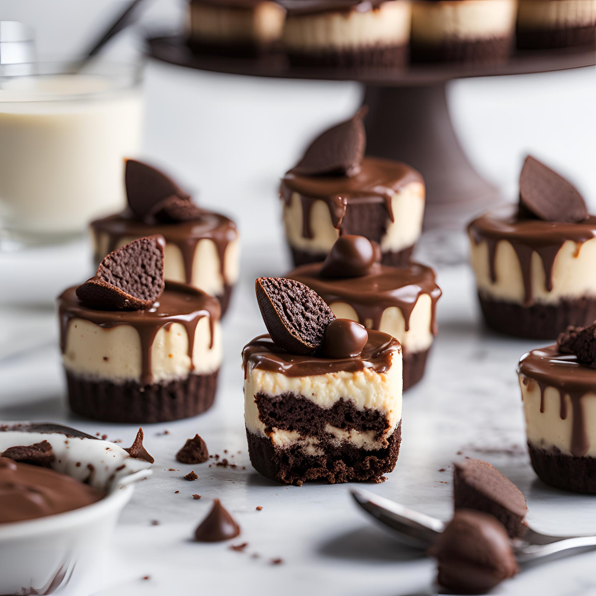 Mini Chocolate Cheesecakes Cheff Recipes