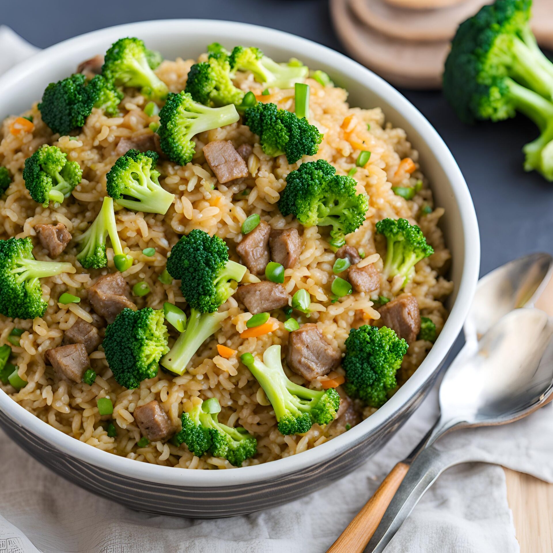 One Pot Beefy Broccoli Rice Recipe Cheff Recipes