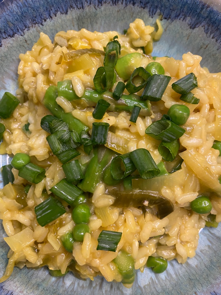Spring Green Risotto chef grc