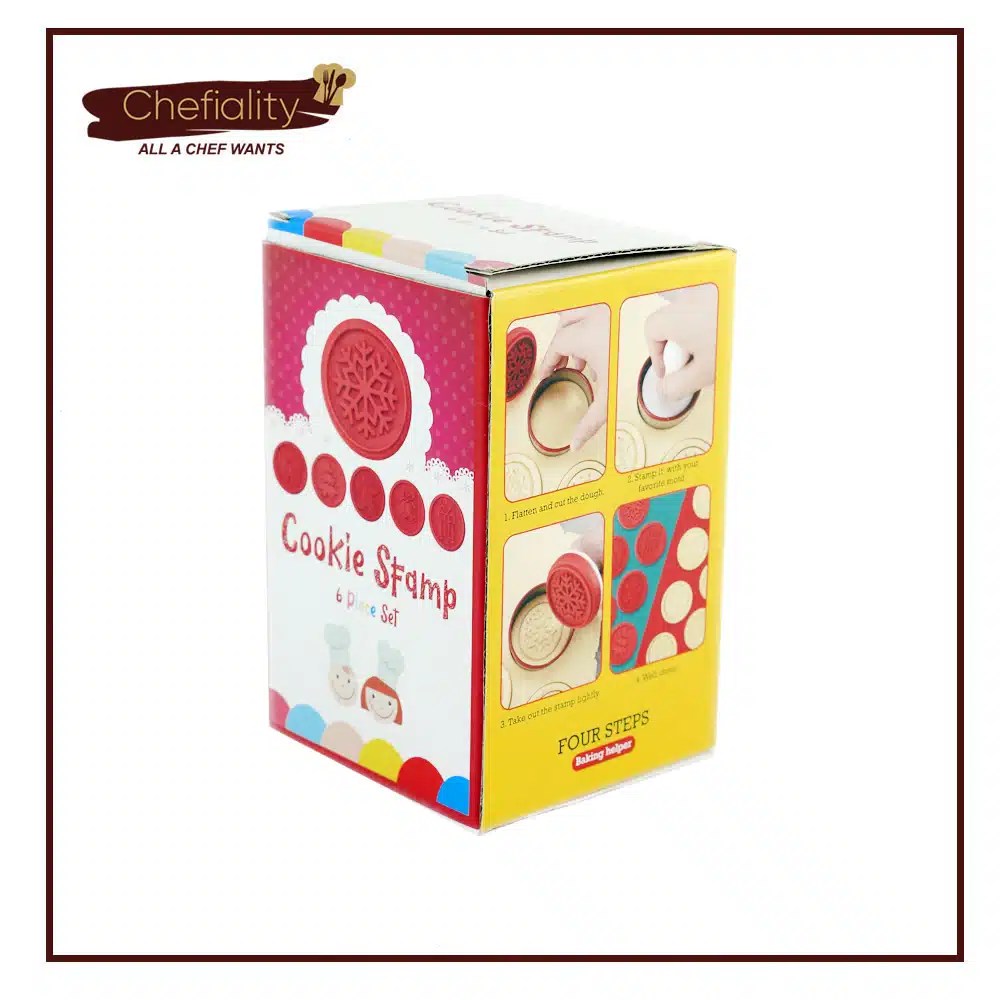 Cookie Stamp 6 Pc's Set Chefiality All a Chef Wants