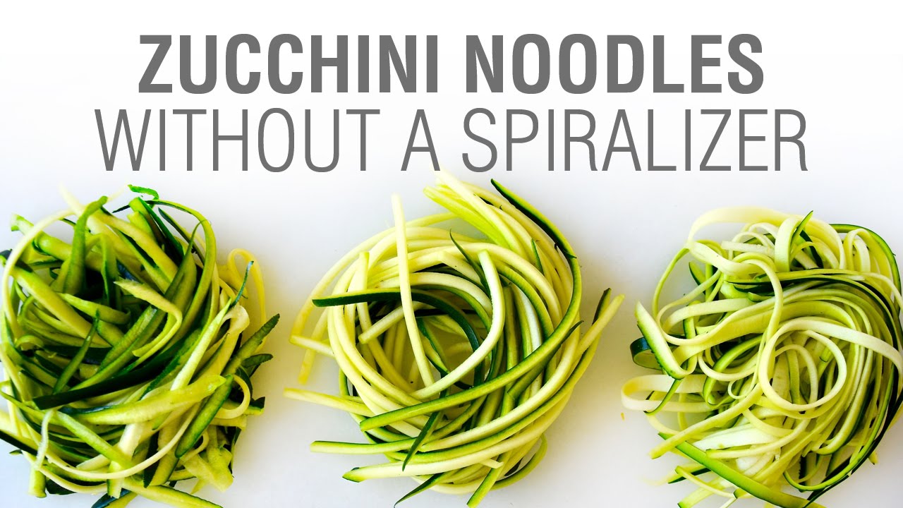 What To Do If You Don't Have a Spiralizer Chefiit