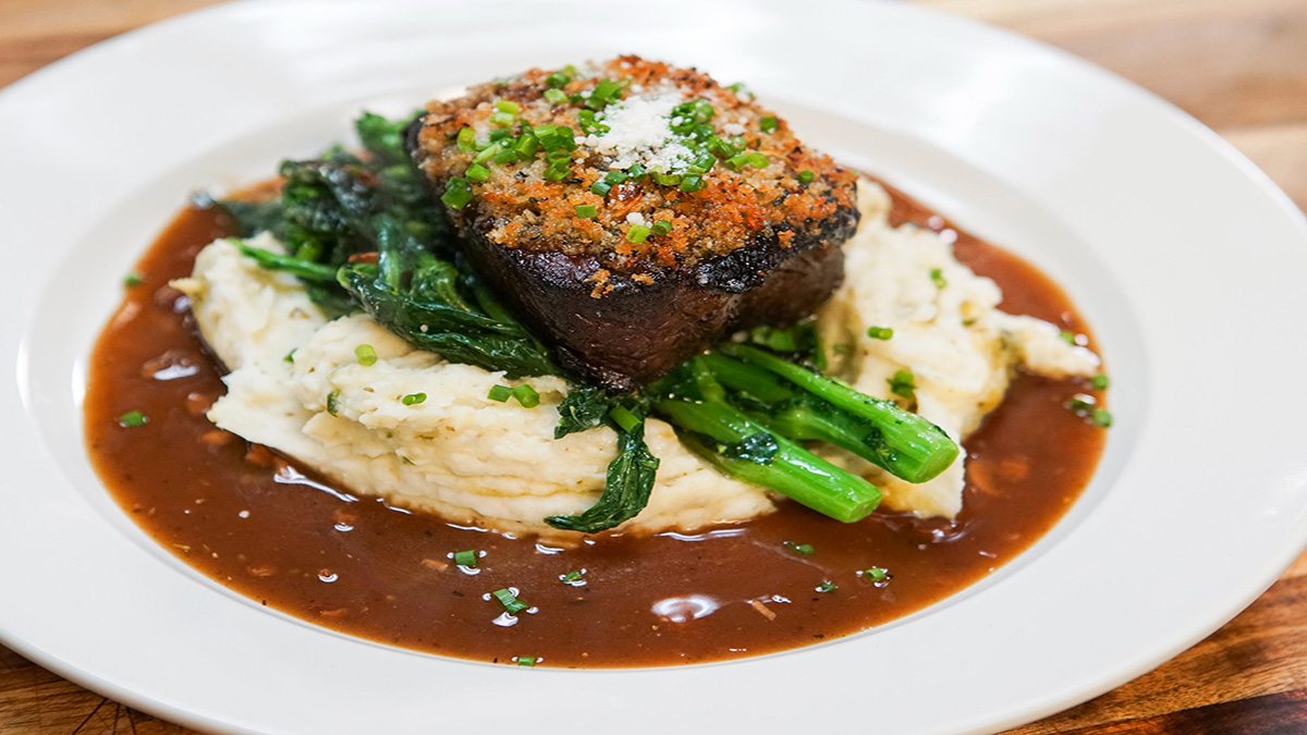 Steak Oreganata As Seen on Restaurant Impossible Robert Irvine