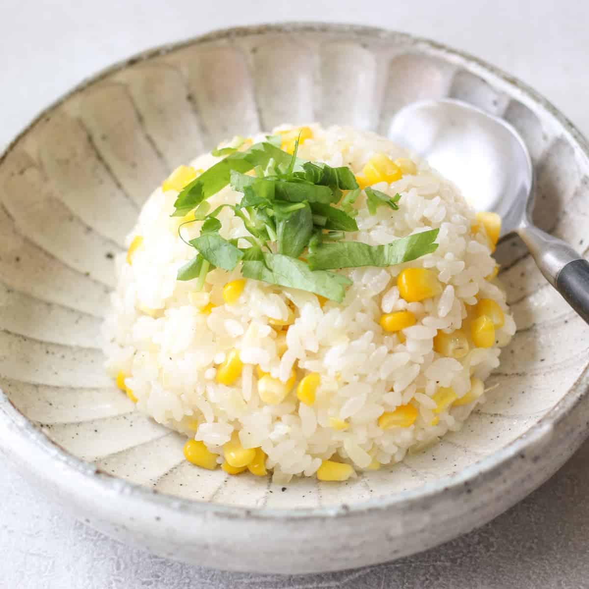 Japanese Corn Fried Rice (Chahan) Chef JA Cooks