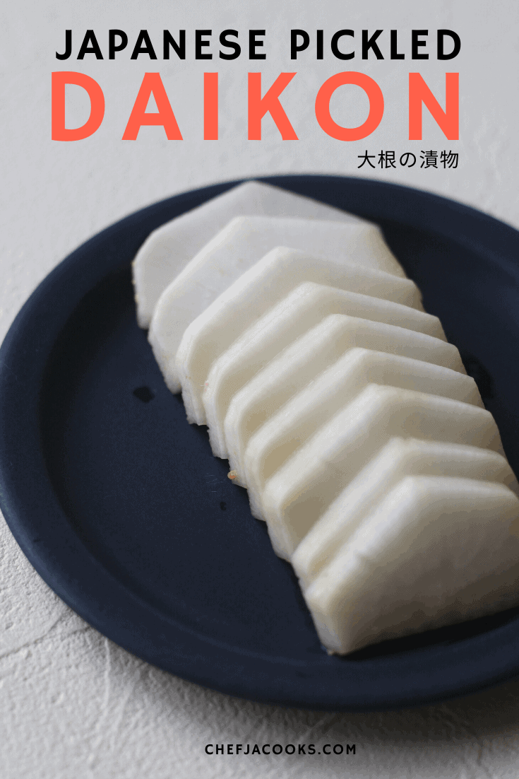 Japanese Pickled Daikon Chef JA Cooks Simple Gohan
