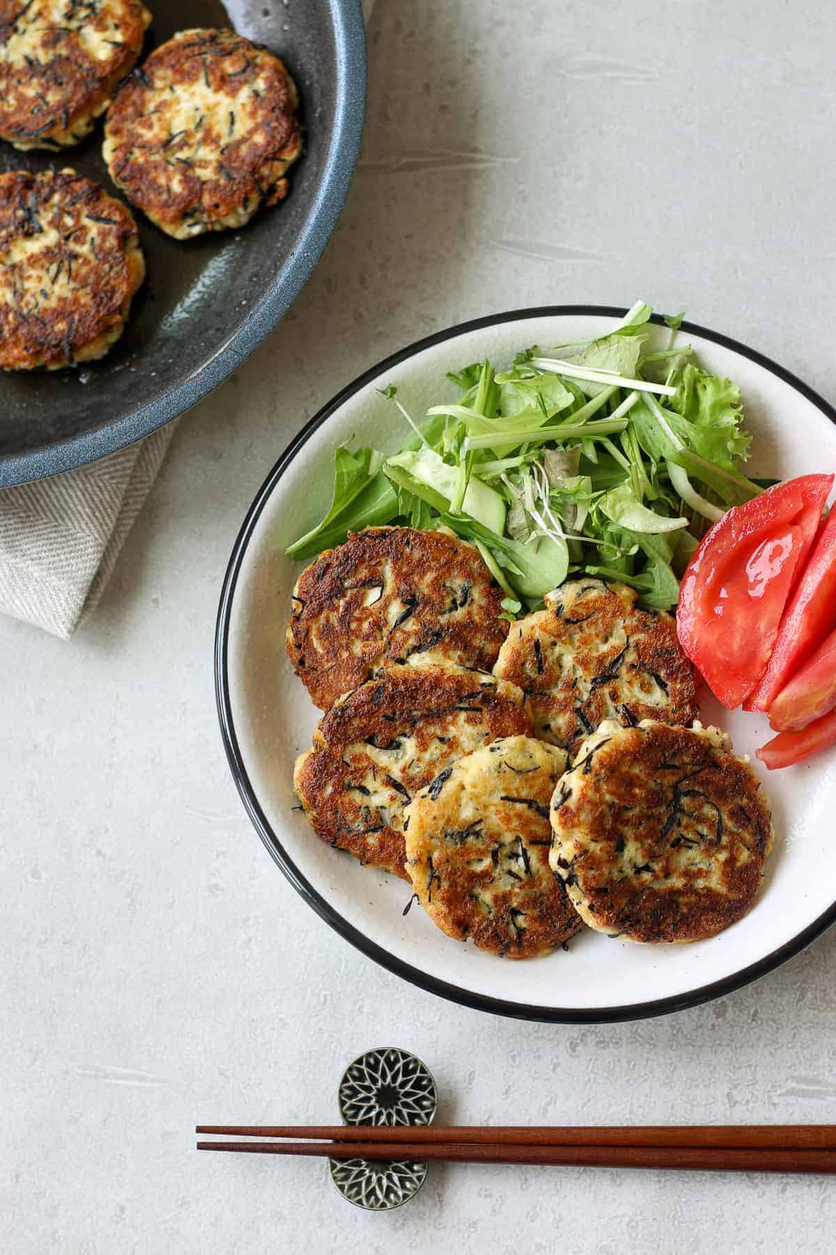 Japanese Hamburger Steak with Tofu (Vegetarian) Chef JA Cooks