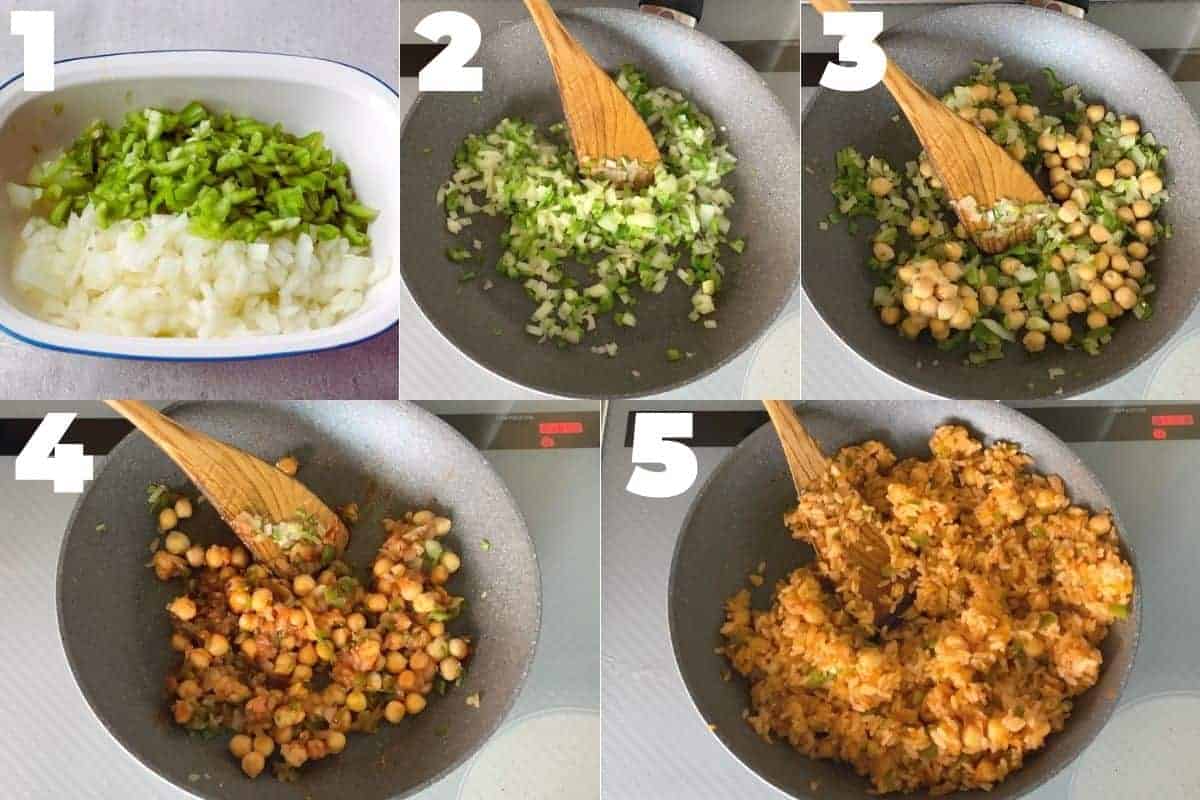 Chickpea Ketchup Rice (Vegetarian) Chef JA Cooks