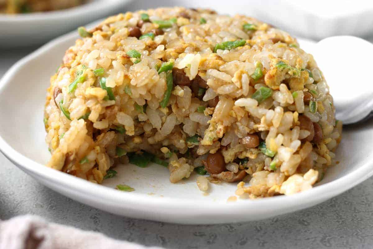Natto Chahan (JapaneseStyle Fried Rice) Chef JA Cooks