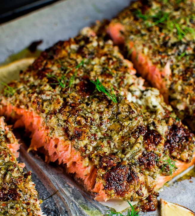 PARMESAN CRUSTED SALMON Chefjar