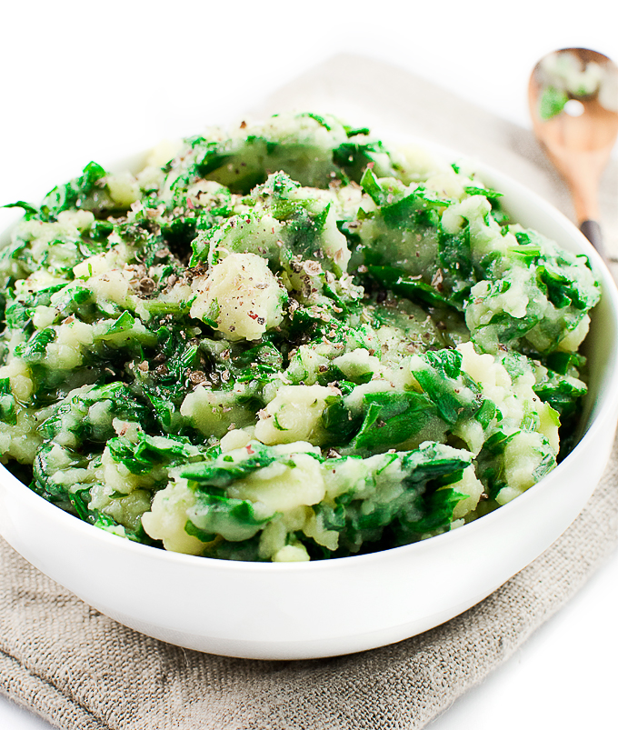 SPINACH MASHED POTATOES Chefjar