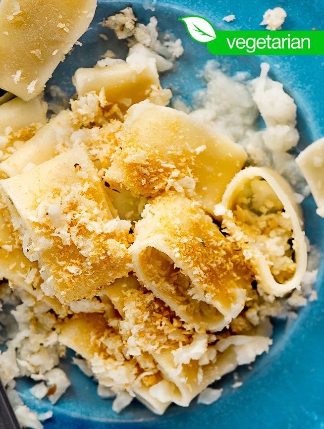 CAULIFLOWER PASTA ( VEGAN) Chefjar