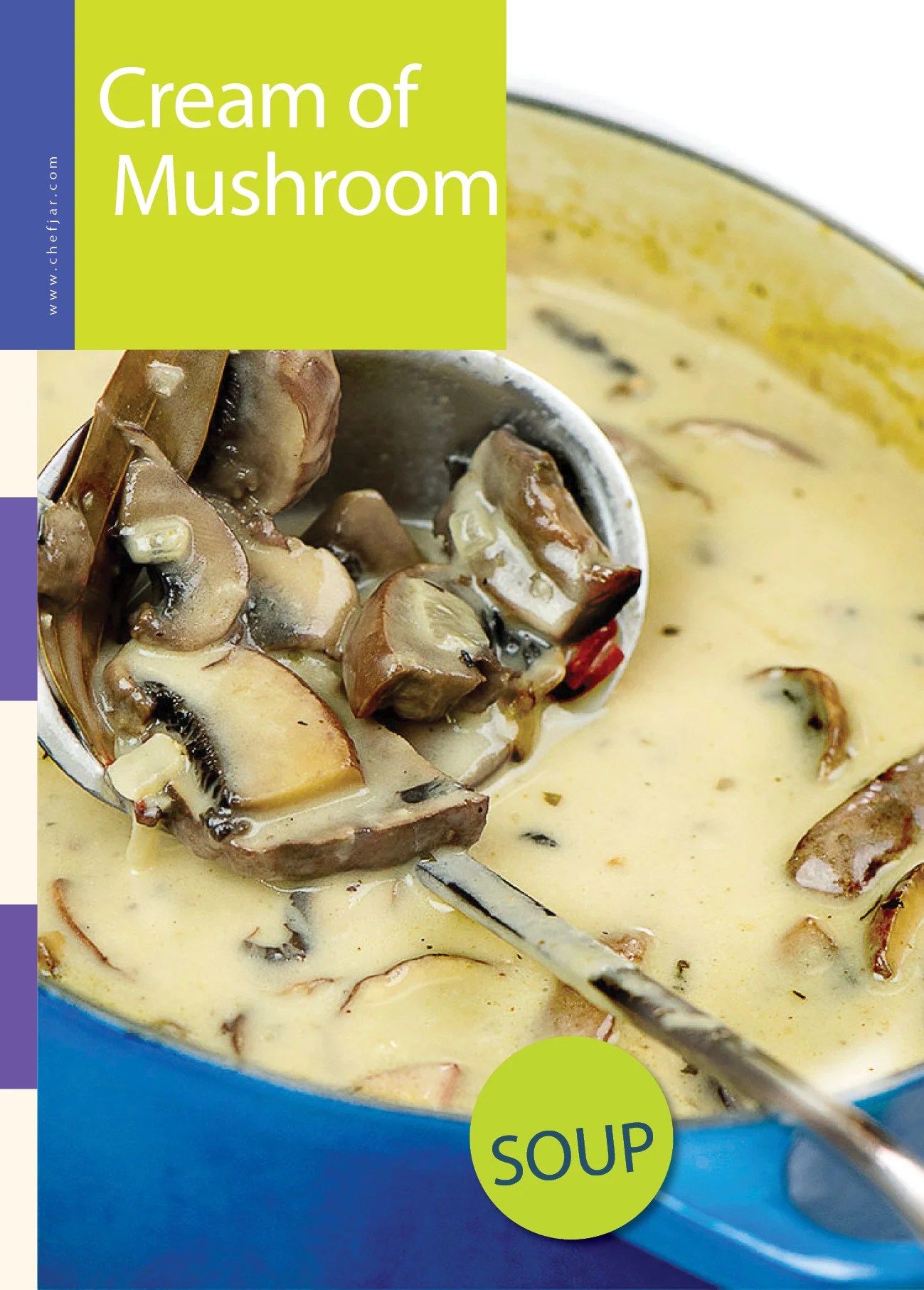 HOMEMADE CREAM OF MUSHROOM SOUP (VIDEO) Chefjar