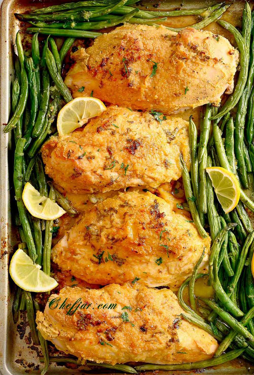 Sheet Pan Hummus Crusted Chicken Breast Chefjar