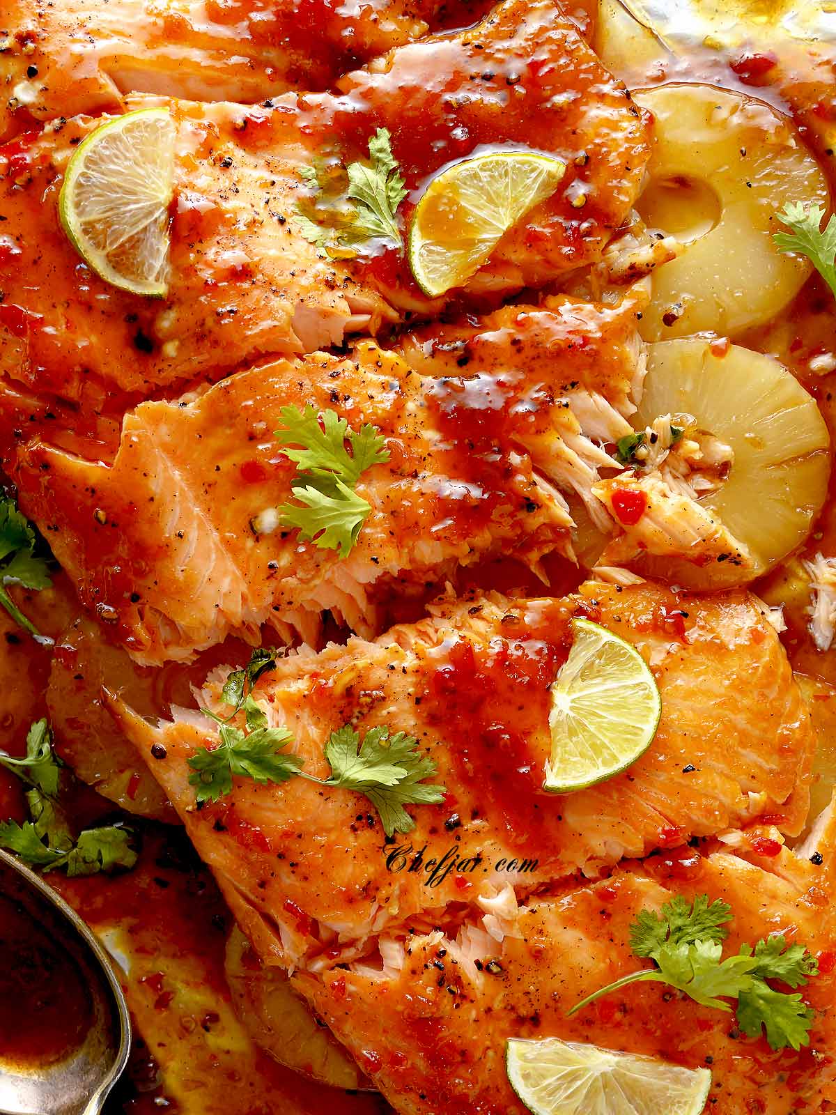 Baked Pineapple Salmon Chefjar