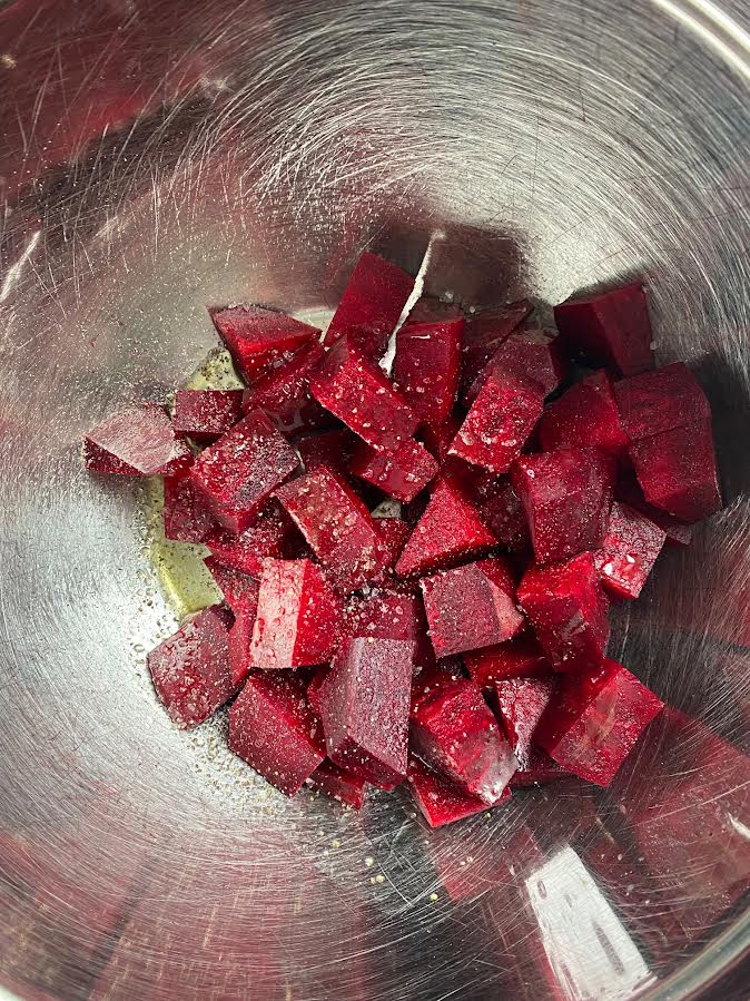 Roasted Beets with Fresh Herbs and Feta Chef Jen