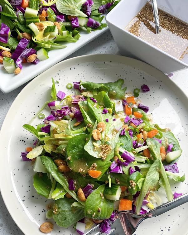 Chopped Salad with SesameMiso Dressing Chef Jen