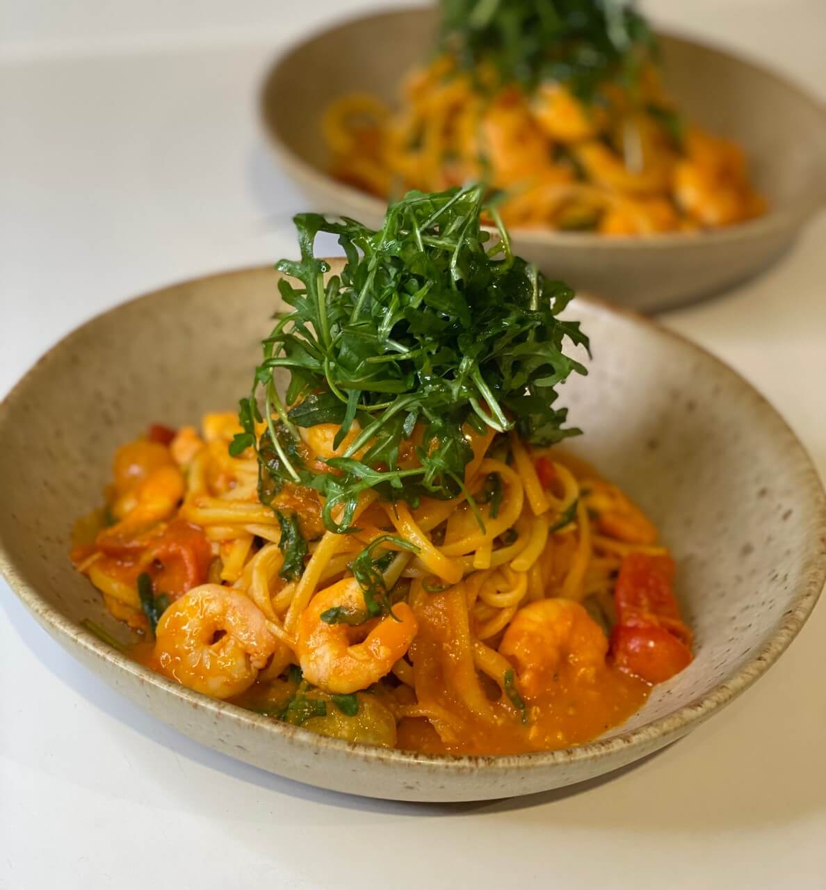 Prawn Linguine Chef Jon Watts