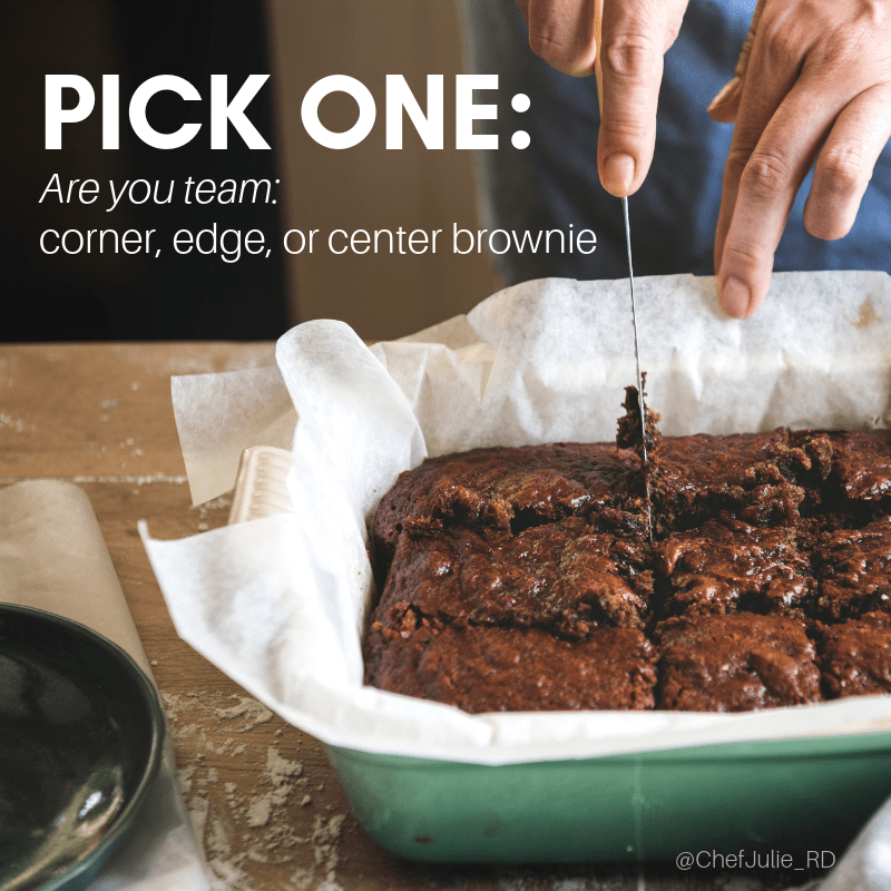 The Secret to Cutting Brownies Neatly Chef Julie Lopez, RD