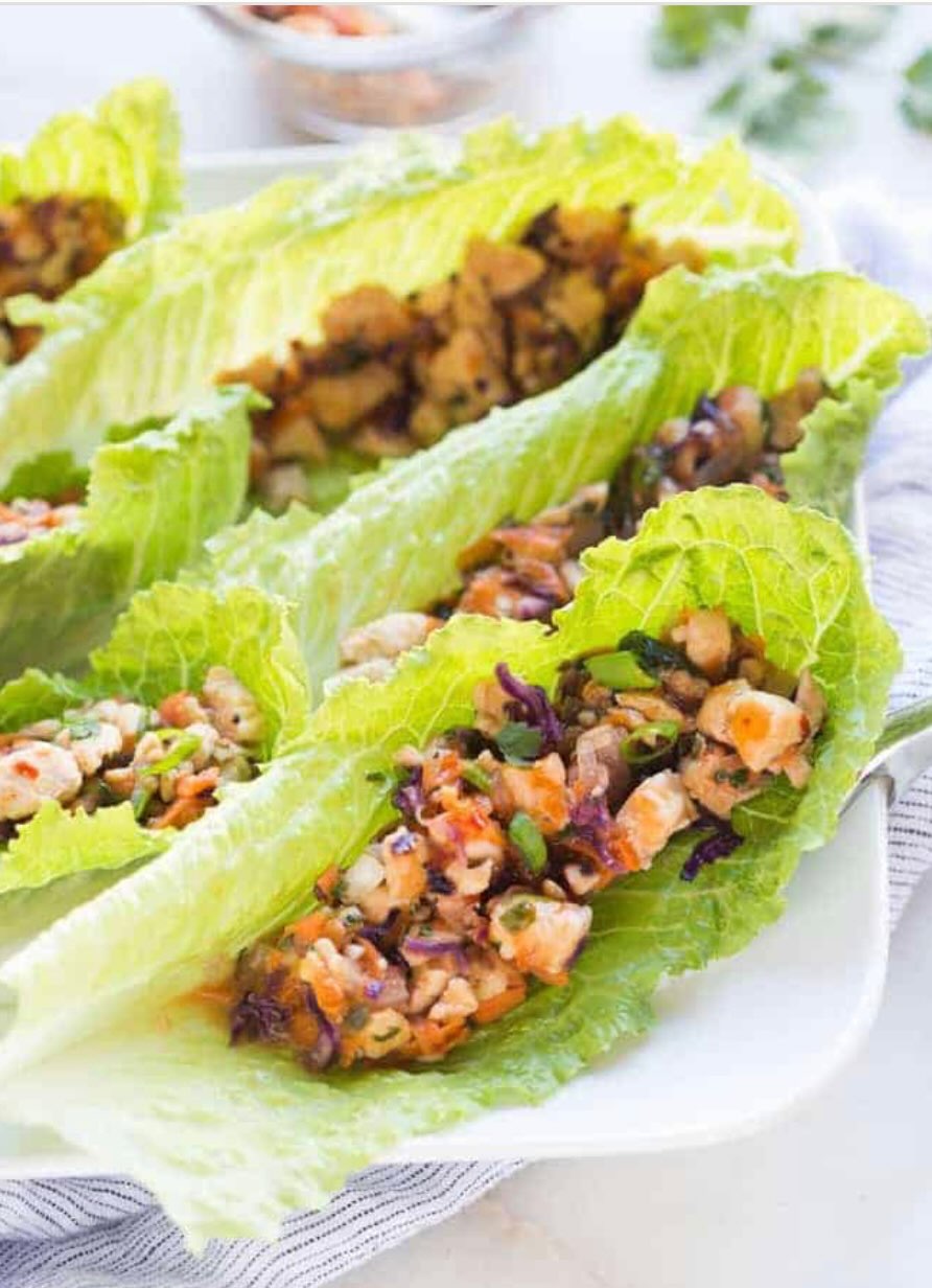 Thai Chicken Lettuce Wraps Chef Kita's Kitchen