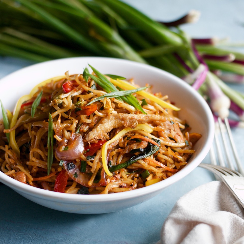 Thai Chilli Basil Veg Stir Fry Noodles Chefkraft