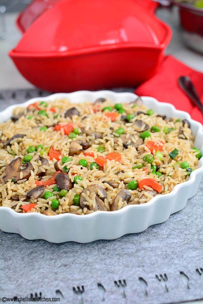 Easy Hearty Mushroom Rice Chef Lolas Kitchen