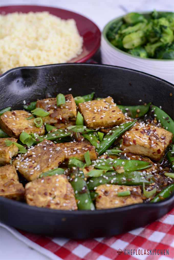 Spicy Braised Tofu Chef Lola's Kicthen
