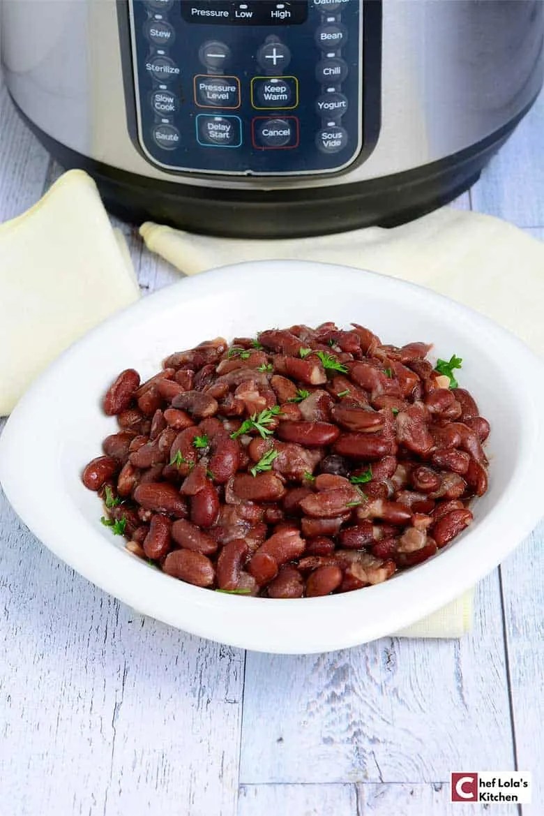 Tender Instant Pot Kidney Beans No Soaking Required Chef Lola's Kitchen