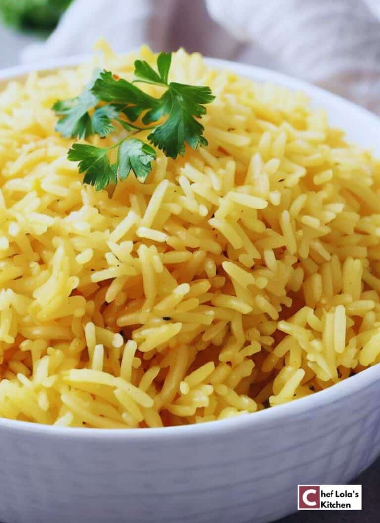 Saffron Rice Chef Lola's Kitchen