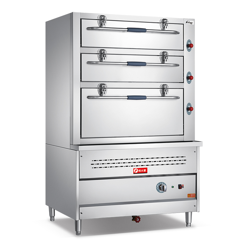 Commercial Seafood Steamer Gas Industrial Kitchen Steamer