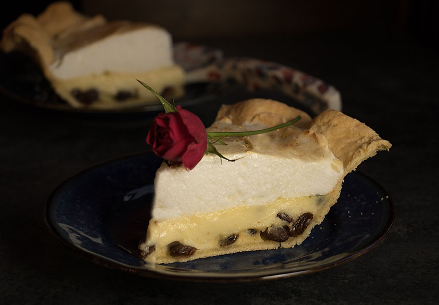 Sour Cream Raisin Pie the chef mimi blog