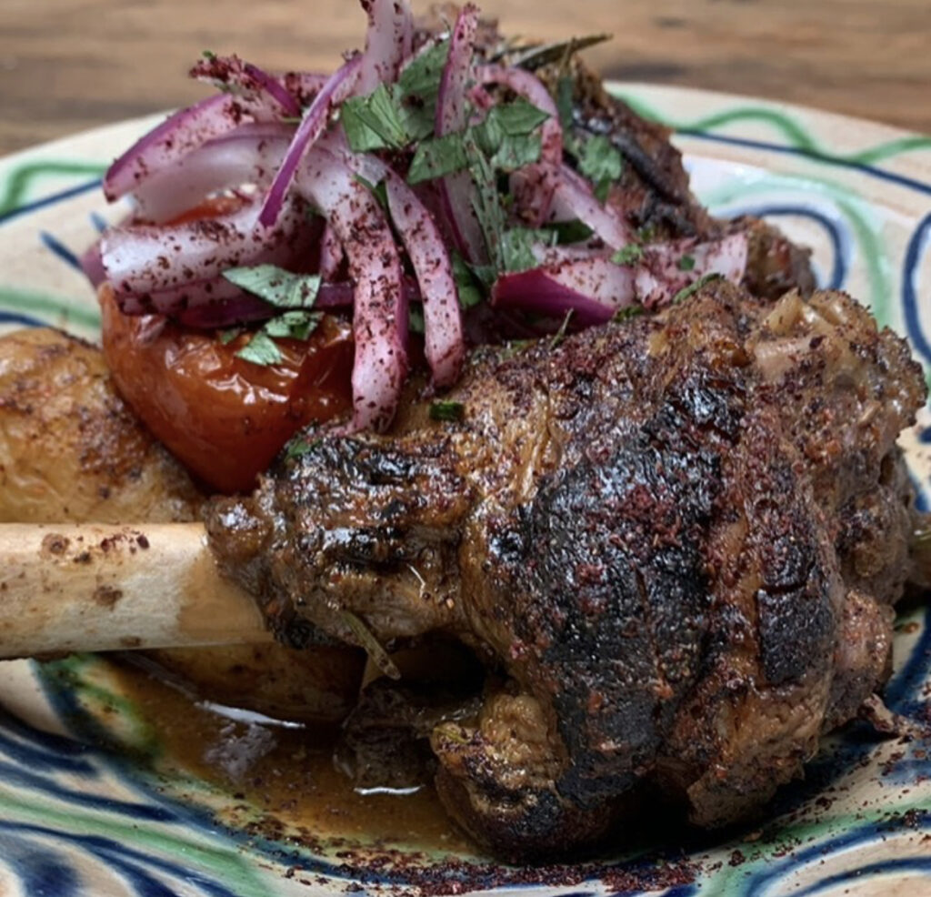 Dish of The Week Slow Cooked Lamb Shank with Oriental Spiced Rice