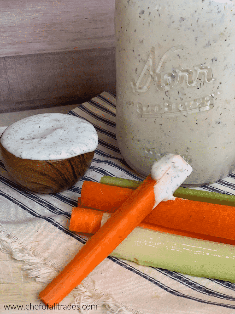 Creamy Dill Ranch Dressing Chef of All Trades Dressing & Dips