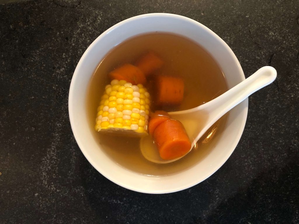 Sweet Carrot and Corn Soup Recipe Cantonese Style Chefpangcake