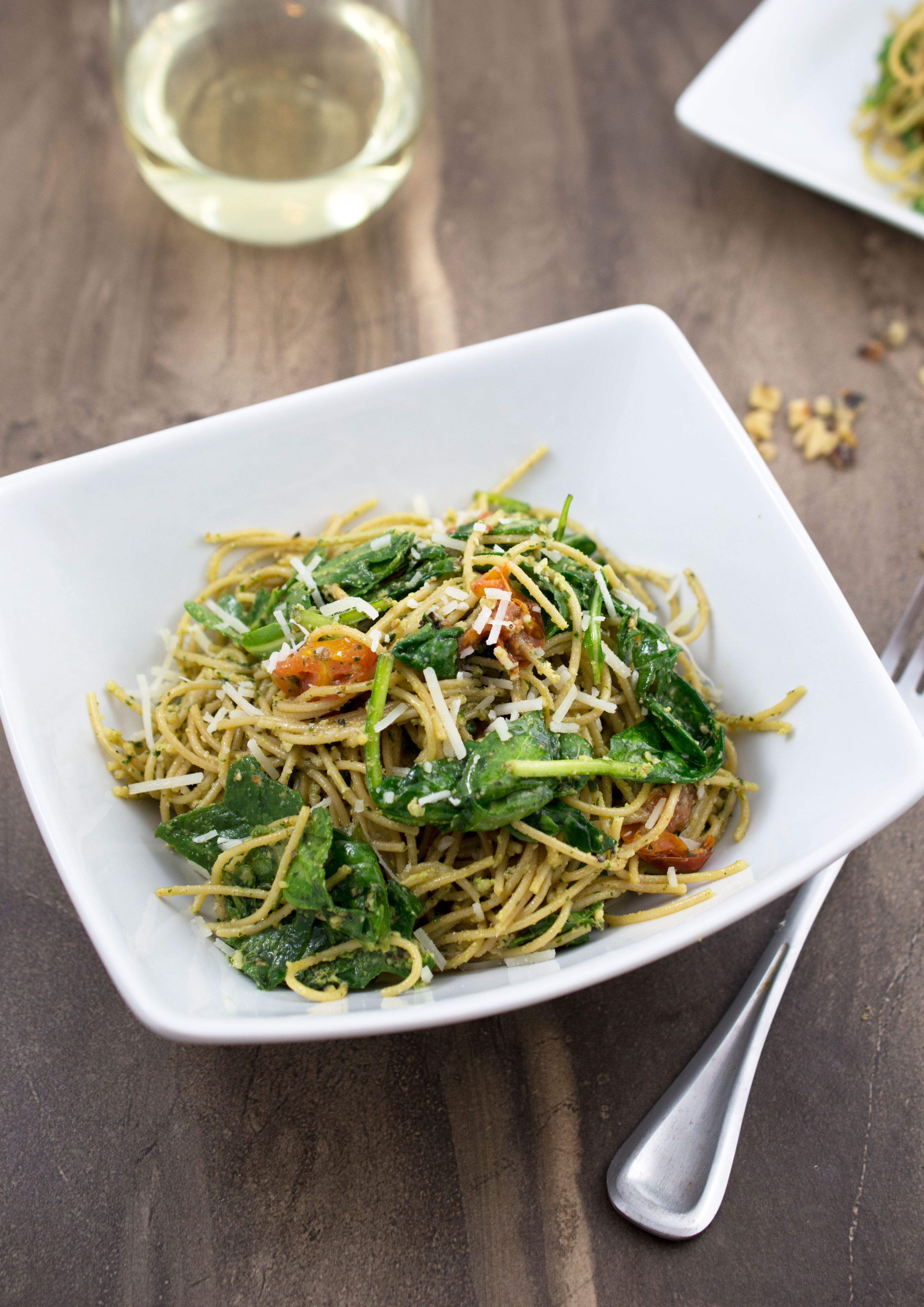 Walnut Pesto Pasta (Ready in 35 minutes!) Chef Savvy