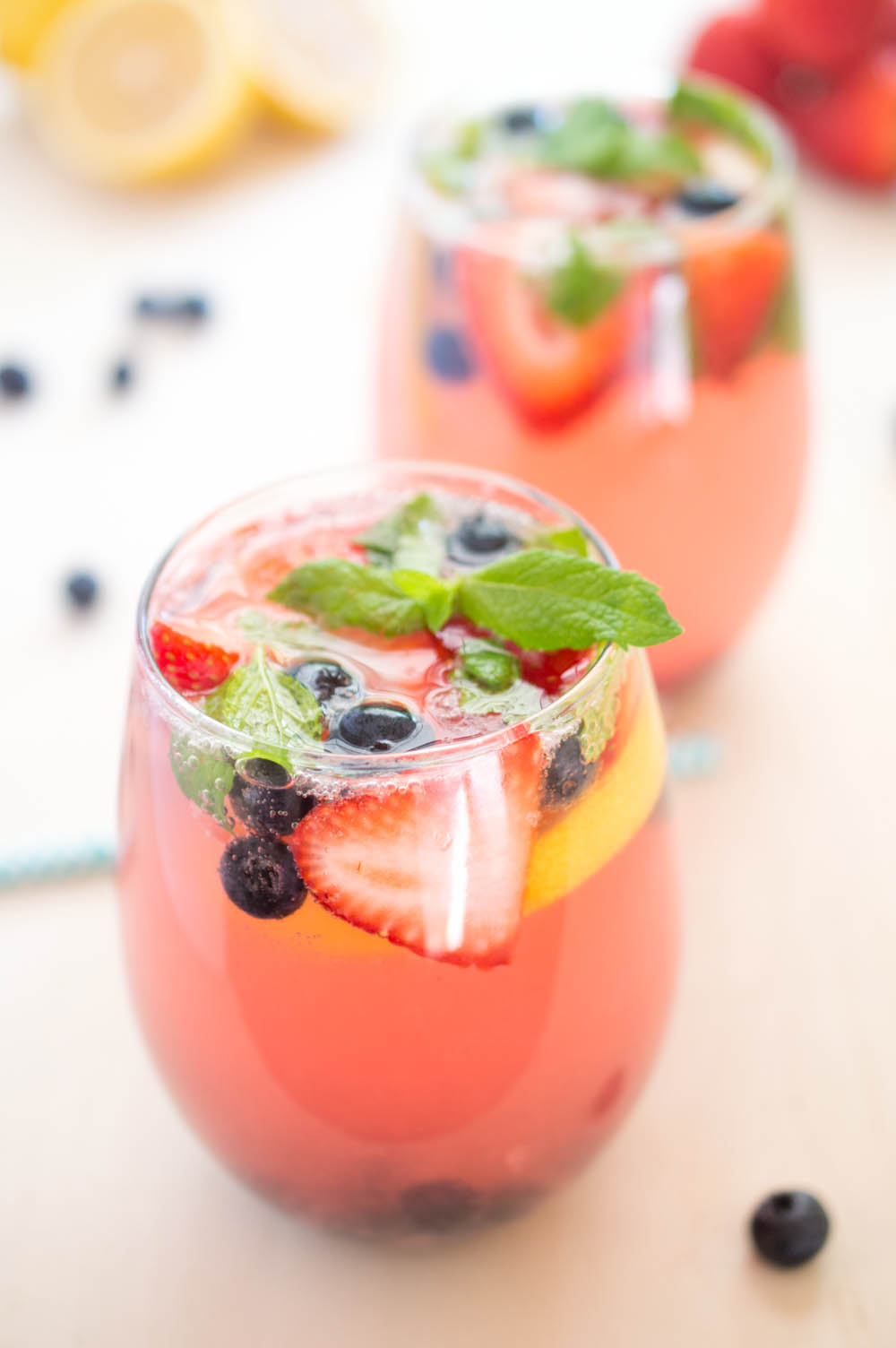 Spiked Berry Lemonade
