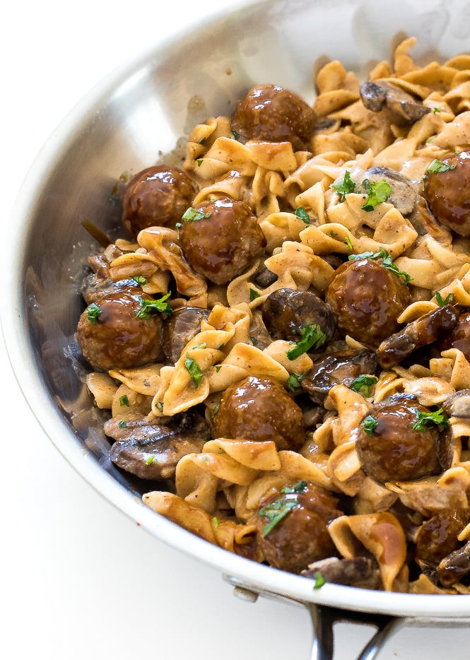 One Pan Meatball Stroganoff Chef Savvy