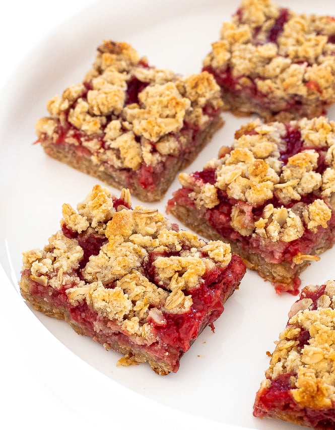 Strawberry Oatmeal Bars (HEALTHY Dessert!) Chef Savvy