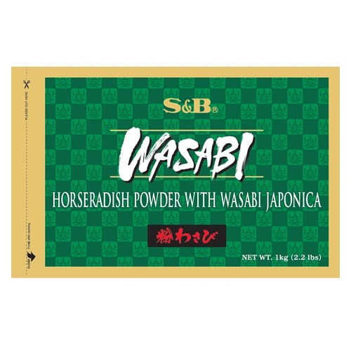 S&B ** Wasabi Powder, 1kg CHEF's DEPOT