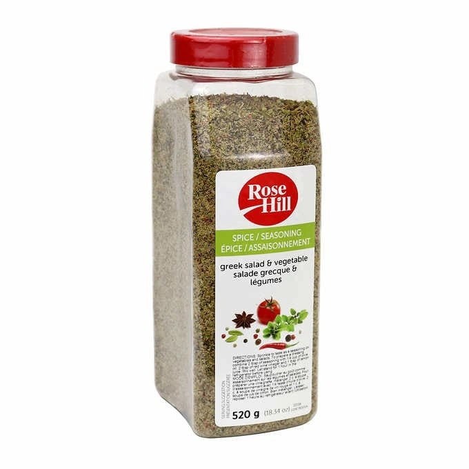 Rose Hill ** Greek Style Salad & Vegetable Seasoning, 520g CHEF's DEPOT