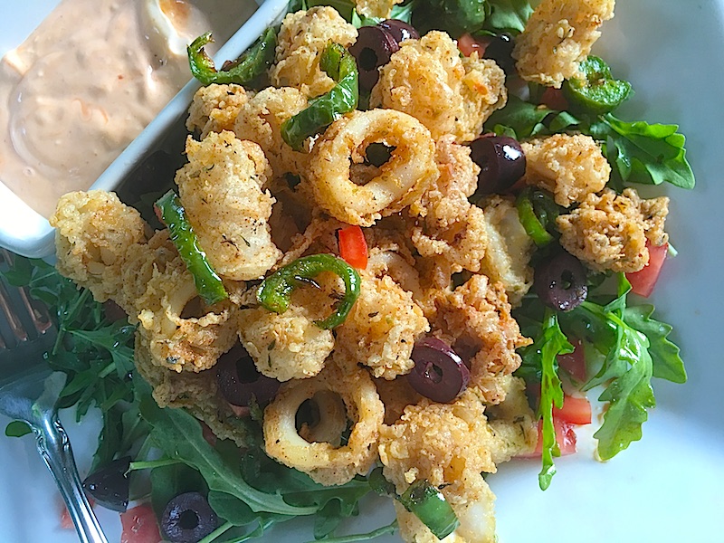 Fried Calamari Mediterranean Chef Silvia