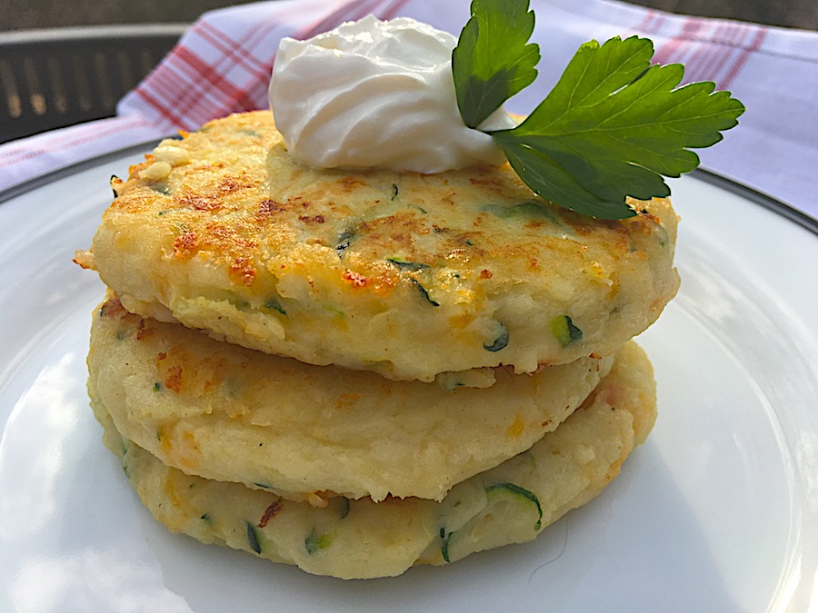 Cheesy Potato/Zucchini Cakes Chef Silvia