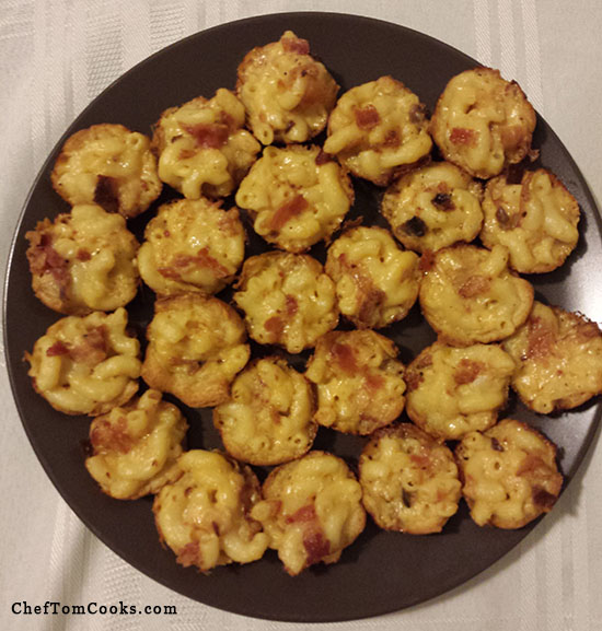 Mini Mac & Cheese Cups Chef Tom Cooks