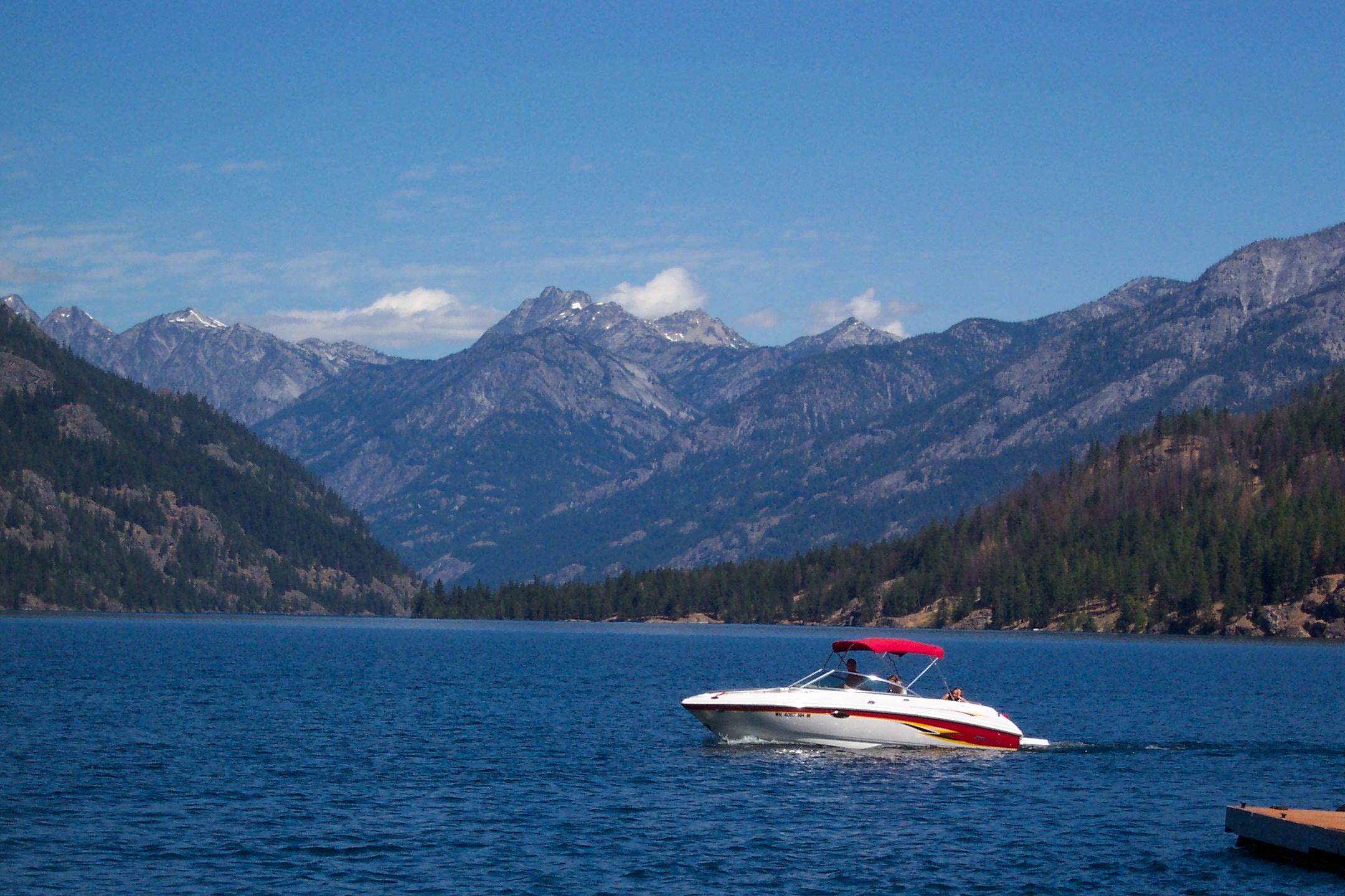 Boating on Lake Chelan