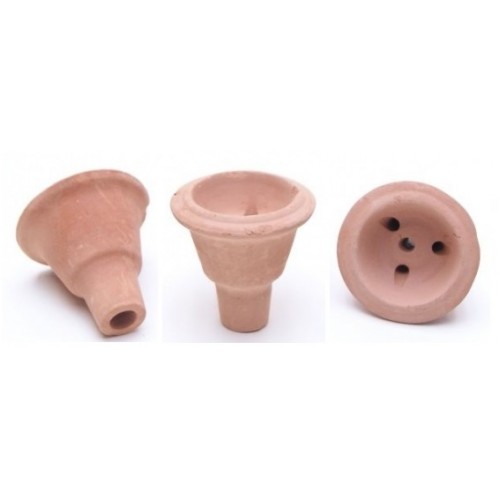 Syrian Style Male Clay Bowl Chelax Canadian Hookahs and Shisha