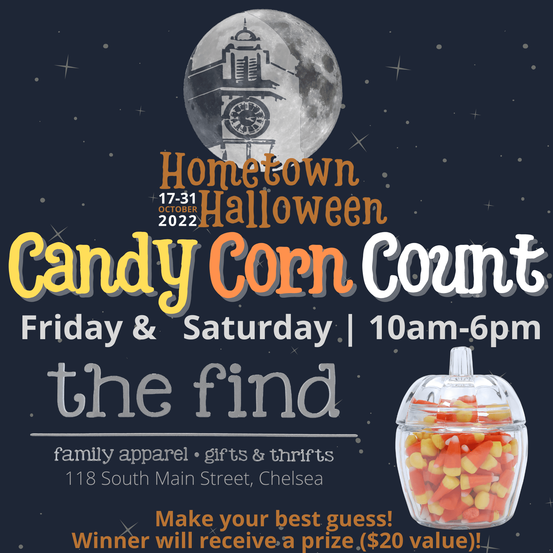 Candy Corn Count Contest Chelsea Michigan