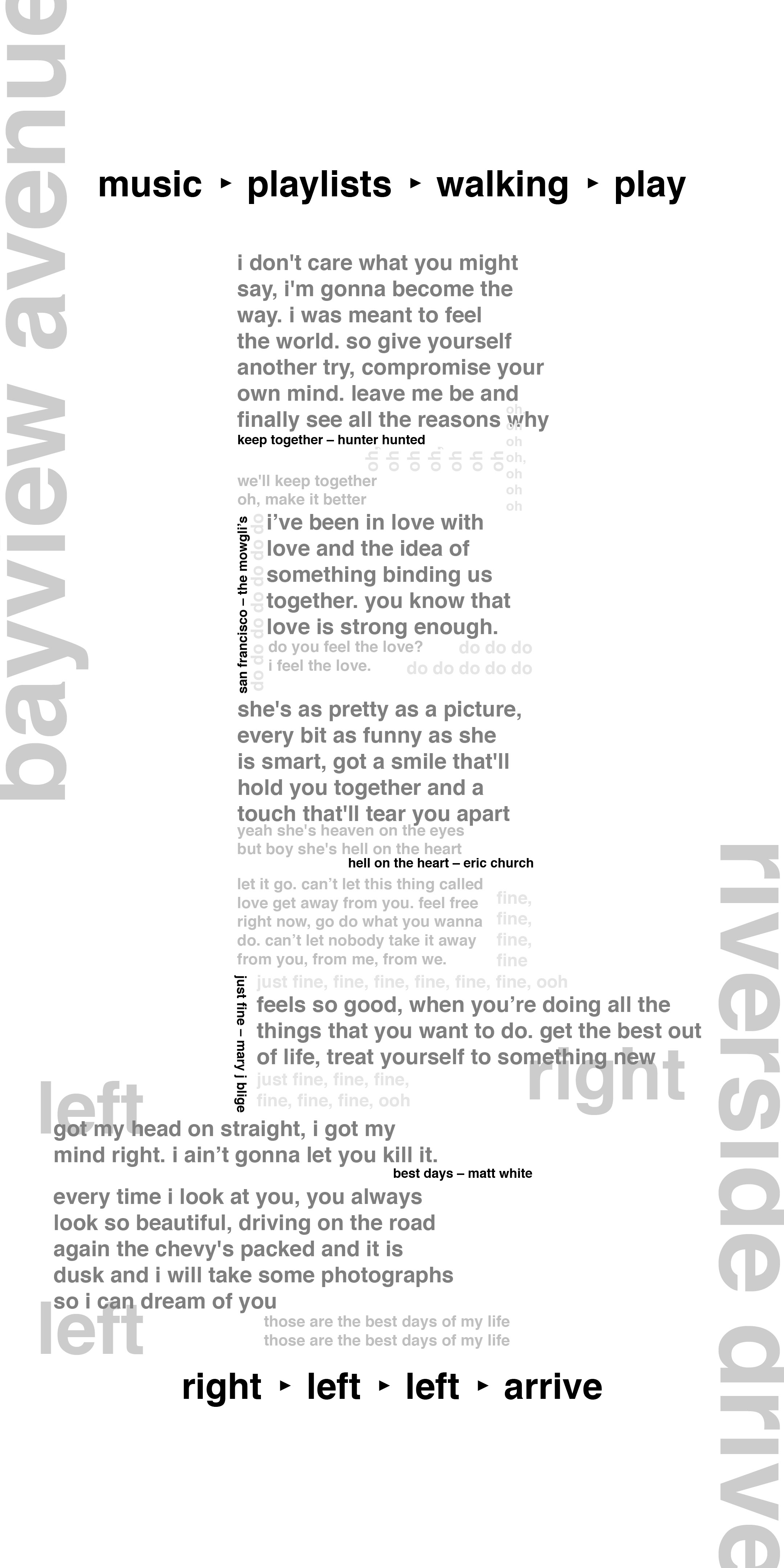 Directions One Mile chelsea pontes design