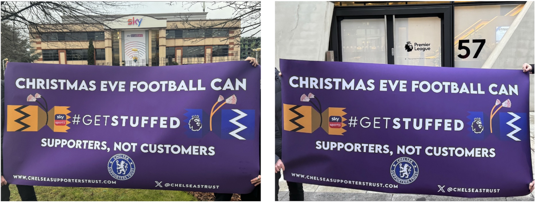 Christmas Eve Football Can Get Stuffed! Chelsea Supporters' Trust