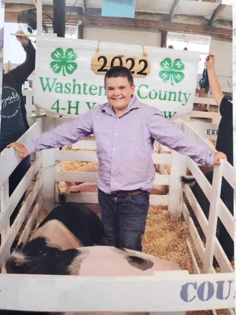 Washtenaw County Farm Bureau purchases Chelsea 4H Youth’s Pig in